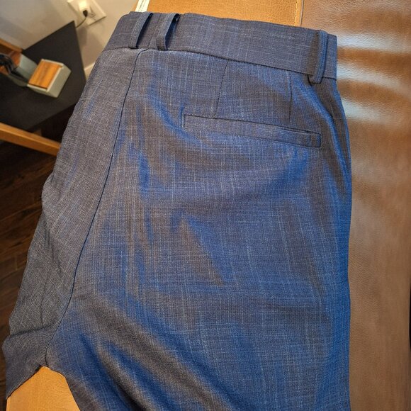 State & Liberty Athletic Fit Suit Pants - Heathered Navy - Picture 3 of 6